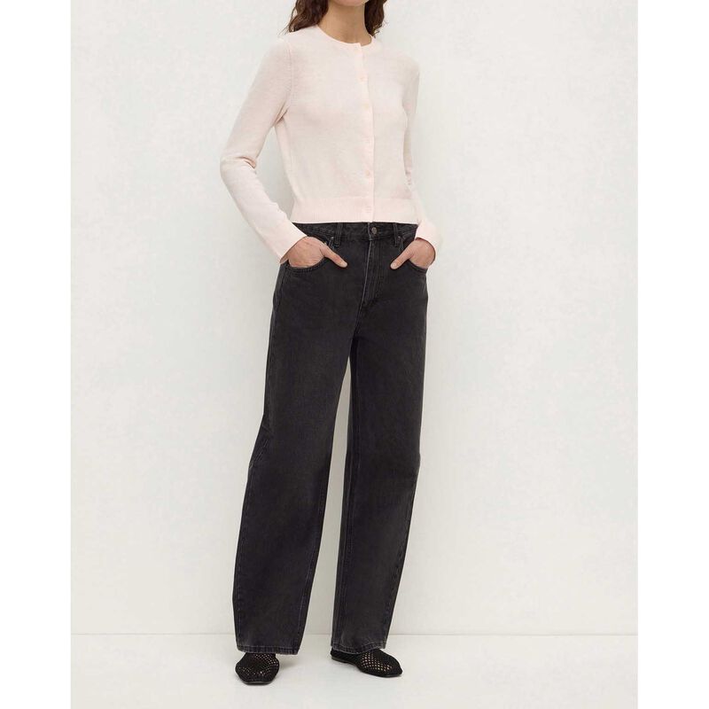Assembly Label Orina Cotton Cashmere Cardigan Soft Rose image number 3